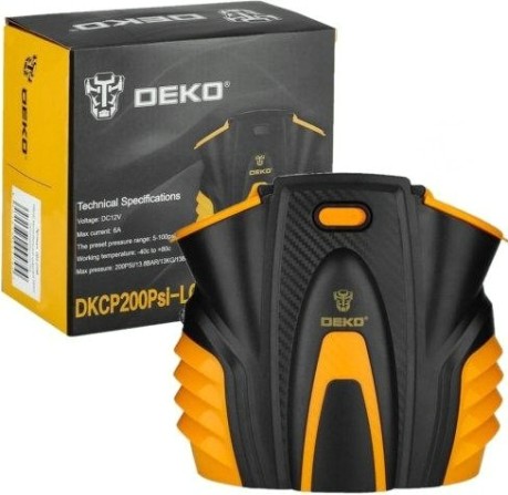 Компрессор автомобильный DEKO DKCP200Psi-LCD Plus [065-0796]