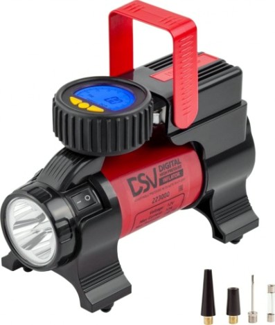 Компрессор автомобильный Dsv 223 000 smart, с led фонарем [223000]