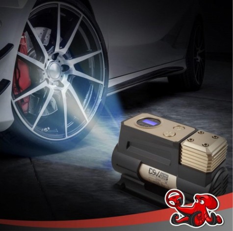 Компрессор автомобильный Dsv 224 000 smart, с led фонарем [224000]
