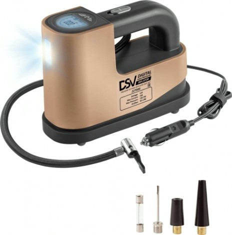 Компрессор автомобильный Dsv 227 000 цифровой с автостопом, led фонарь [227000]
