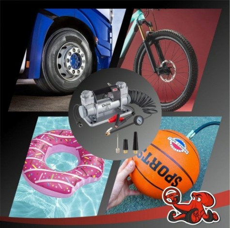 Компрессор автомобильный Dsv 228 000 heavy, с воздушными фильтрами [228000]