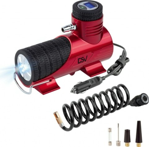 Компрессор автомобильный Dsv 233 000 цифровой с led фонарем [233000]