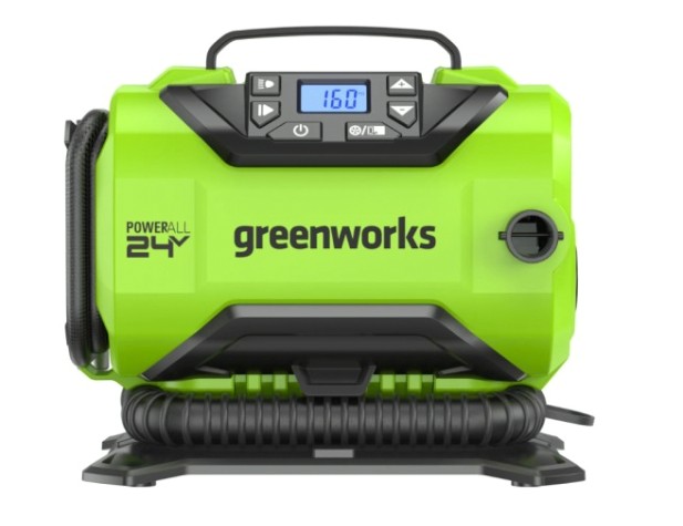 Компрессор автомобильный GREENWORKS ACG301 3 400 807 аккумуляторный без АКБ и ЗУ [3400807]