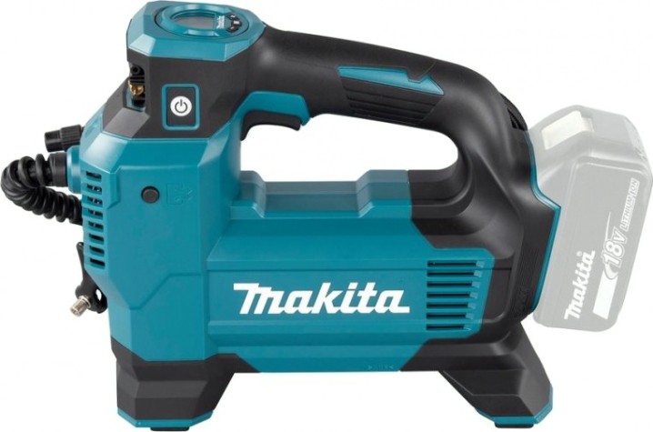 Компрессор автомобильный MAKITA DMP181Z 4 насадки, без аккум.и з/у.