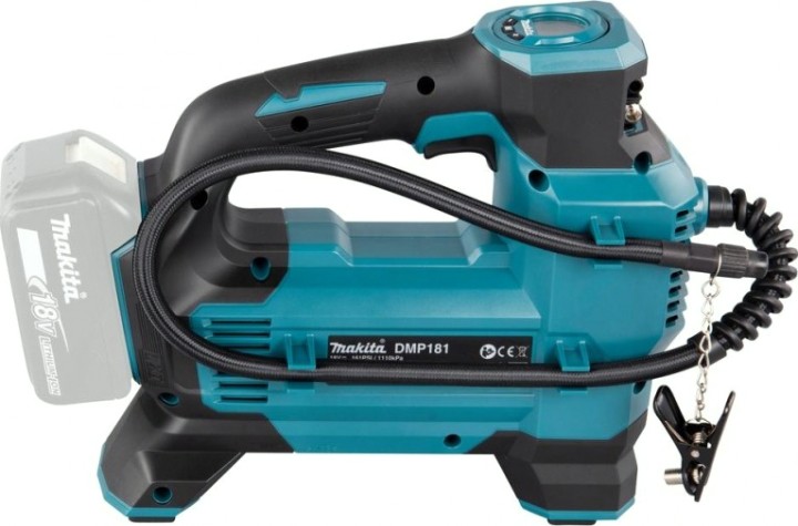 Компрессор автомобильный MAKITA DMP181Z 4 насадки, без аккум.и з/у.