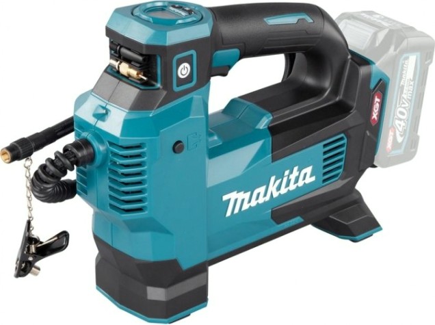 Компрессор автомобильный MAKITA MP001GZ 4 насадки, без аккум.и з/у.