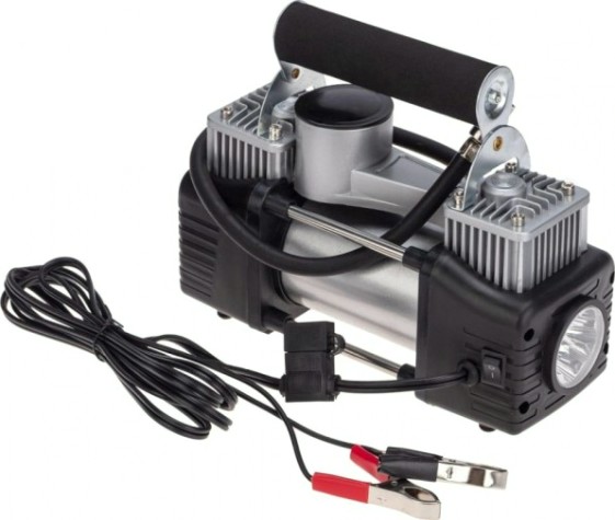 Компрессор автомобильный REXANT 80-0523 усиленный двухпоршневой Компрессор автомобильный REXANT 80-0523 усиленный двухпоршневой