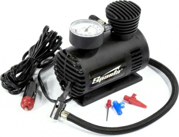 Компрессор автомобильный Sparta С-12 12 в, 17 атм., 12 л/мин [58050]