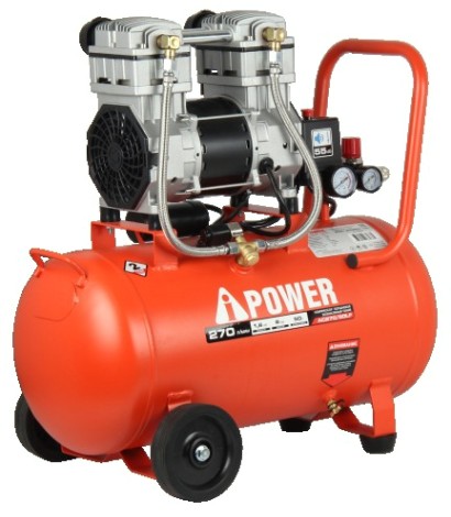 Компрессор поршневой безмасляный A-iPOWER AC270/50LF [50205]