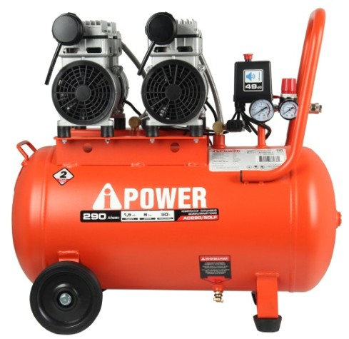 Компрессор поршневой безмасляный A-iPOWER AC290/50LF [50206]
