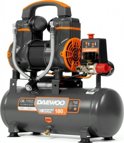 Компрессор поршневой безмасляный DAEWOO DAC 180 S [DAC 180S]