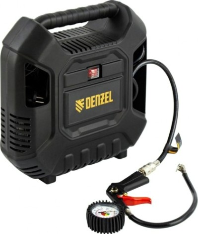Компрессор поршневой безмасляный Denzel DL1100 с набором аксессуаров [58005]