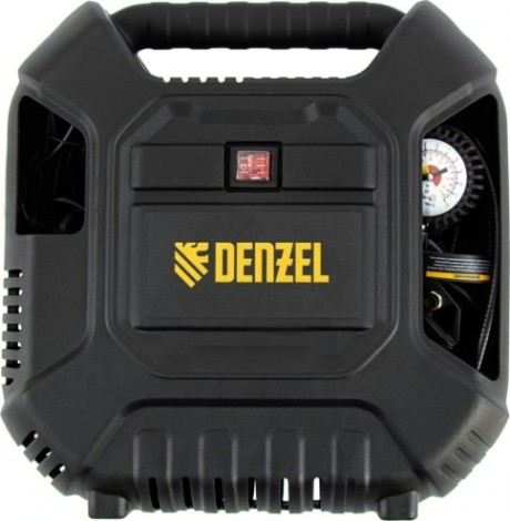 Компрессор поршневой безмасляный Denzel DL1100 с набором аксессуаров [58005]