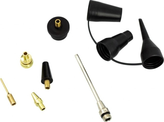 Компрессор поршневой безмасляный Denzel DL1100 с набором аксессуаров [58005]