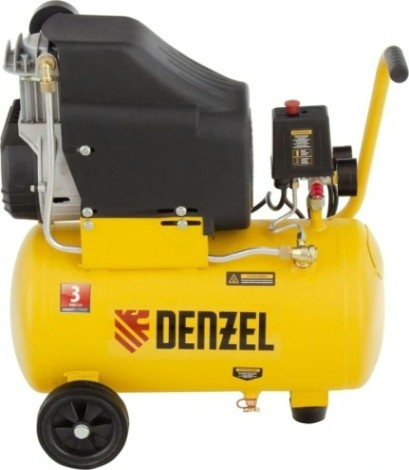 Компрессор поршневой безмасляный Denzel DLC1300/24 [58171]