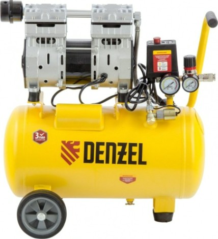Компрессор поршневой безмасляный Denzel DLS950/24 [58026]