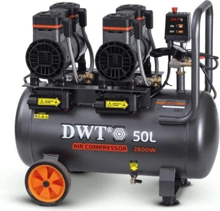 Компрессор поршневой безмасляный DWT K26-50 OA-CU [5.2.70]
