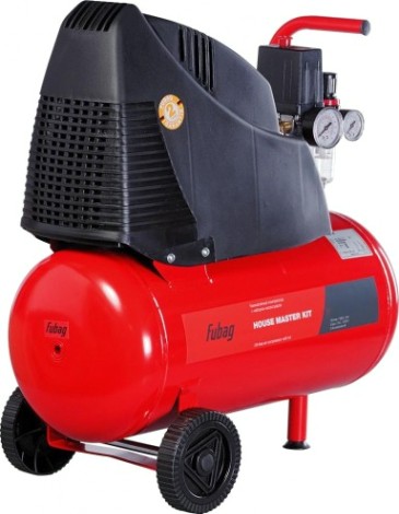 Компрессор поршневой безмасляный FUBAG HOUSE MASTER KIT + набор из 5 предметов [8213800KOA610 (8213800KOA541)]