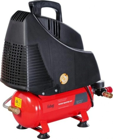 Компрессор поршневой безмасляный FUBAG WOOD MASTER KIT + набор из 4 предметов [8213790KOA611 (8213790KOA537)]