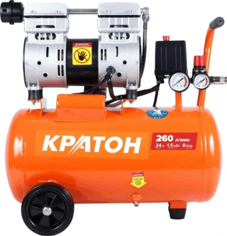Компрессор поршневой безмасляный КРАТОН AC-260-24-OFHS [3 01 01 055]