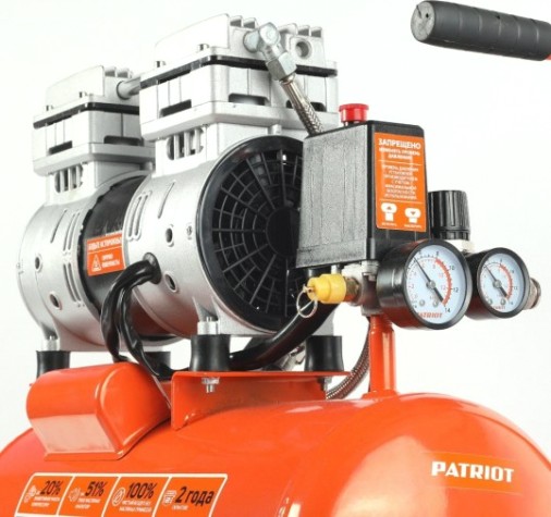 Компрессор поршневой безмасляный PATRIOT WO 24-160 [525306375]