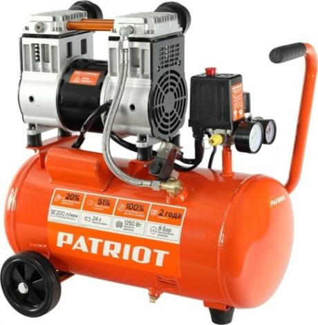 Компрессор поршневой безмасляный PATRIOT WO 24-220 [525301920]