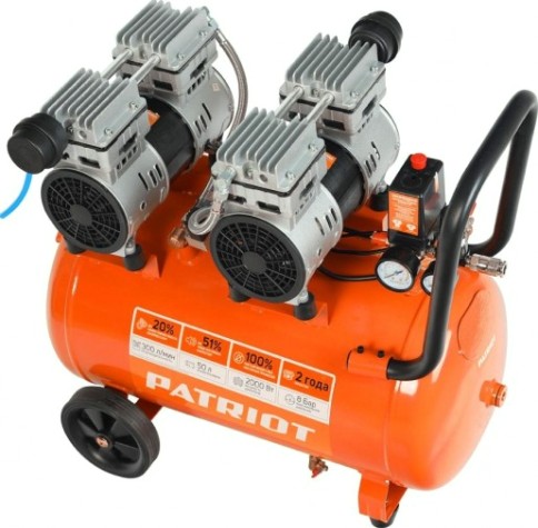 Компрессор поршневой безмасляный PATRIOT WO 50-300 [525301925]