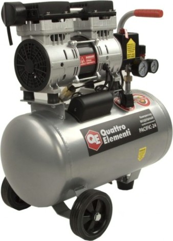 Компрессор поршневой безмасляный QUATTRO ELEMENTI PACIFIC-24 [911-475]