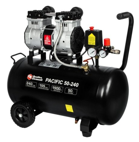 Компрессор поршневой безмасляный QUATTRO ELEMENTI PACIFIC 50-240 [919-761]