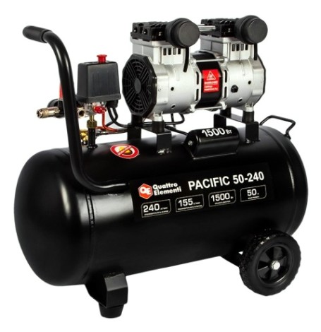 Компрессор поршневой безмасляный QUATTRO ELEMENTI PACIFIC 50-240 [919-761]