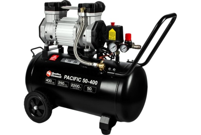 Компрессор поршневой безмасляный QUATTRO ELEMENTI PACIFIC 50-400 [915-359]
