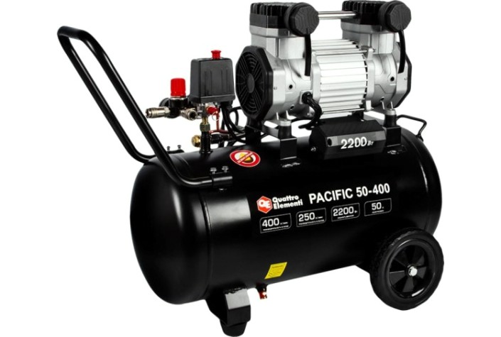 Компрессор поршневой безмасляный QUATTRO ELEMENTI PACIFIC 50-400 [915-359]