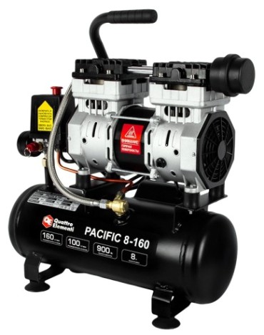 Компрессор поршневой безмасляный QUATTRO ELEMENTI PACIFIC 8-160 [915-328]