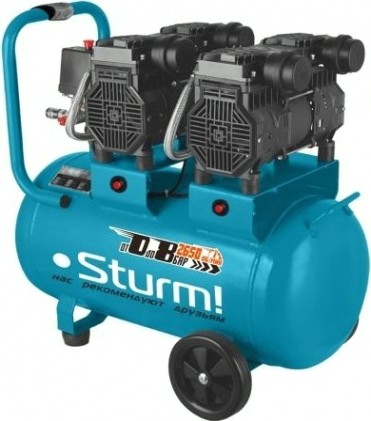 Компрессор поршневой безмасляный Sturm AC93450OL