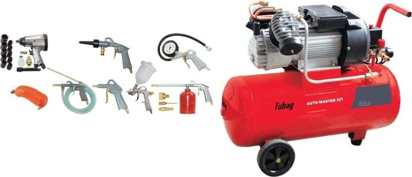 Компрессор поршневой FUBAG AUTO MASTER KIT + набор из 10 предметов [45681953]