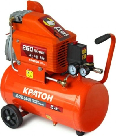 Компрессор поршневой КРАТОН AC-260-24-DD [3 01 01 033]