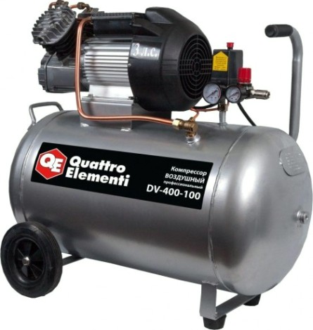 Компрессор поршневой QUATTRO ELEMENTI DV-400-100 [771-718]