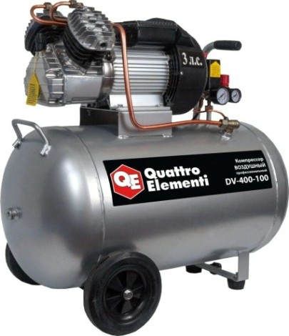 Компрессор поршневой QUATTRO ELEMENTI DV-400-100 [771-718]