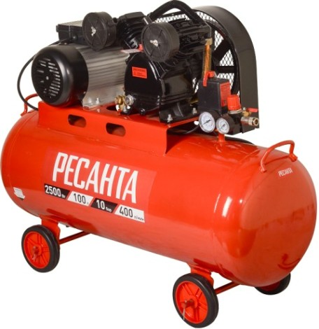 Компрессор поршневой Ресанта КП-100/400Р [74/7/5]