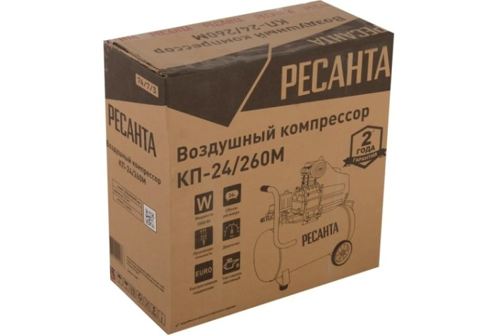Компрессор поршневой Ресанта КП-24/260М [74/7/3]