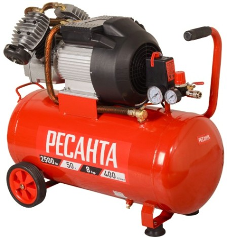 Компрессор поршневой Ресанта КП-50/400М [74/7/6]