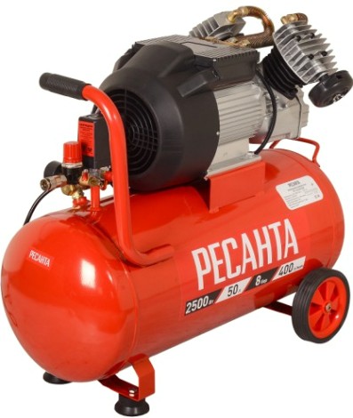 Компрессор поршневой Ресанта КП-50/400М [74/7/6]