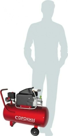 Компрессор поршневой СОРОКИН 13.3 (2 л/с) 50 л