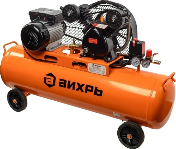 Компрессор поршневой ВИХРЬ КМП-400/100P [74/3/7]