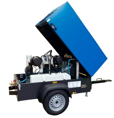 Компрессор винтовой передвижной дизельный LIUTECH LUY050-7 на шасси [W527-460]