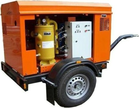 Компрессор винтовой передвижной дизельный ЗИФ ПВ-10/1,0 на колесах в кожухе [ЗИФ-ПВ-10/1,0п]