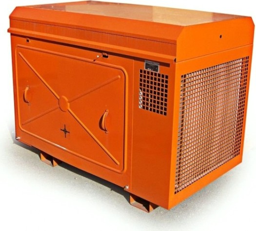 Компрессор винтовой передвижной электрический ЗИФ СВЭ-3/0,7 на раме в кожухе