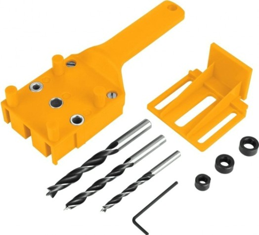 Кондуктор DEKO WWDL08 для сверления отверстий + набор аксессуаров (8 пре [041-0224]