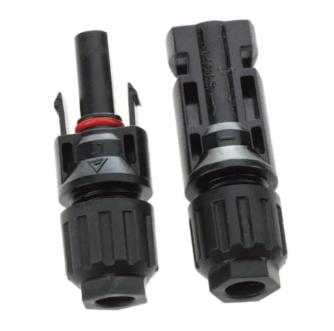 Коннектор Delta MС4 AB 10 mm, комплект из 2 коннекторов для кабеля [Коннектор MС4 AB 10 mm]