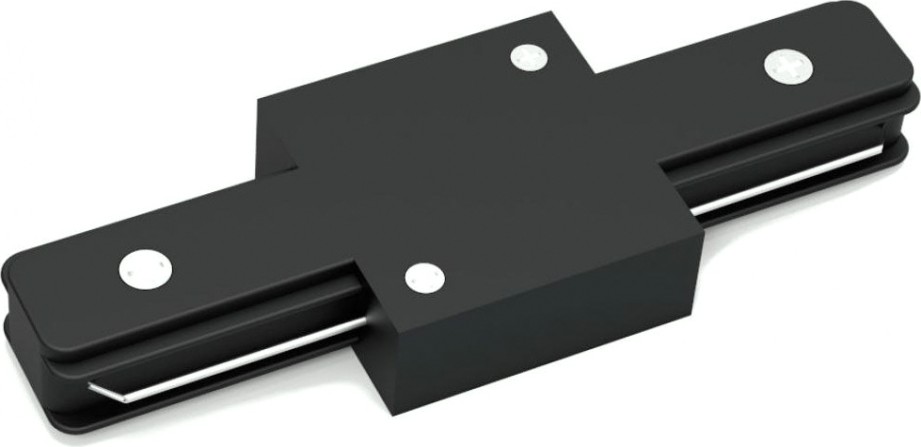 Коннектор GAUSS TR105 для трековых шинопроводов прямой (i) черный